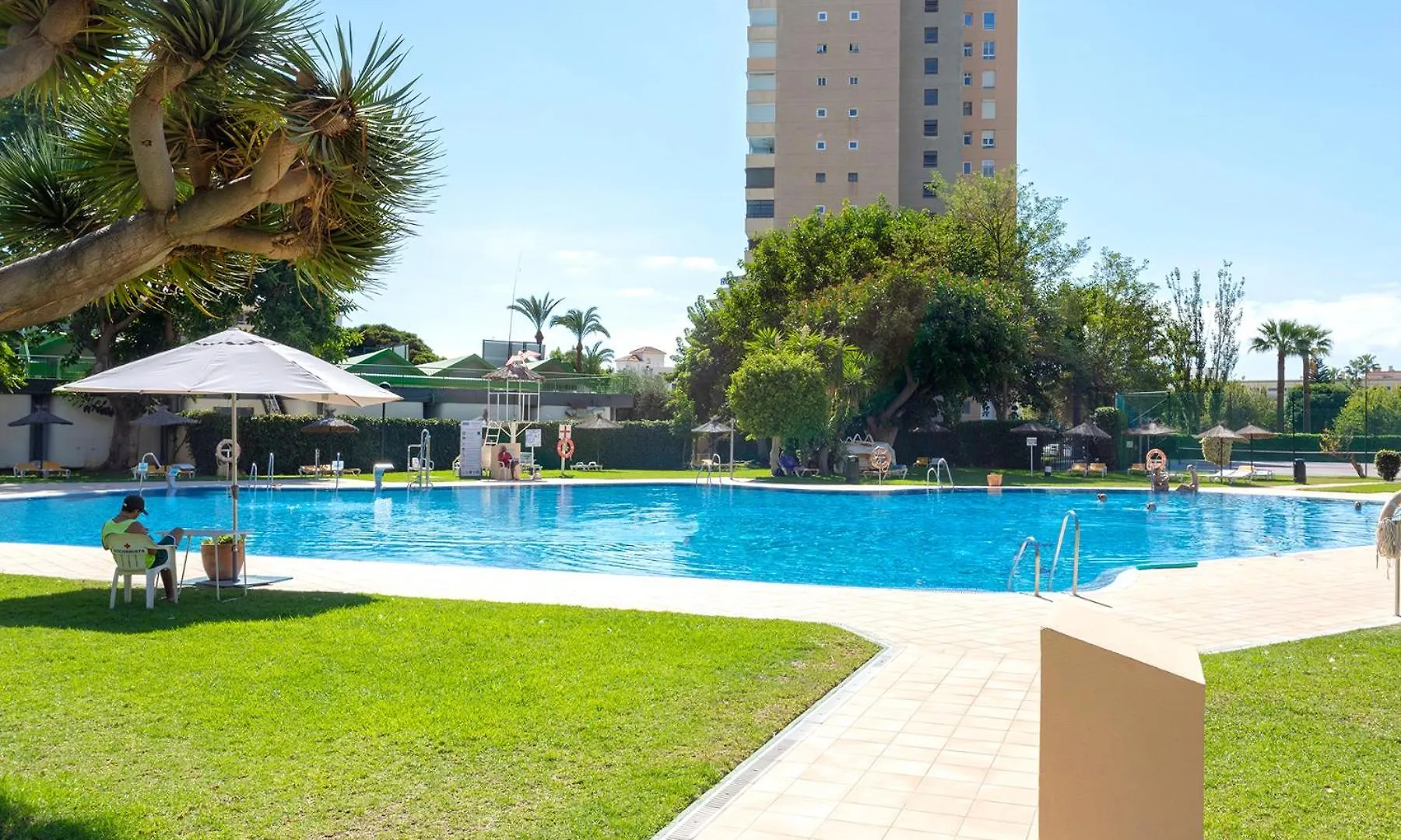 Playamar Flat In The Beach With Pool, Tennis And Paddle Court, Gardens Torremolinos Apartamento