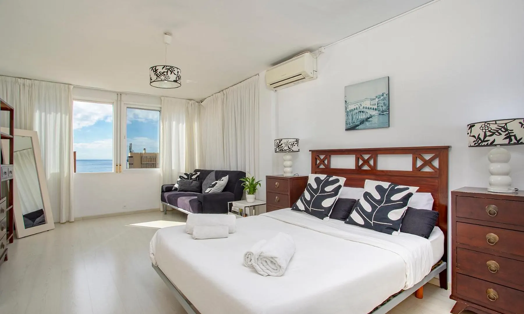 Апартаменты Playamar Flat In The Beach With Pool, Tennis And Paddle Court, Gardens Торремолинос Испания